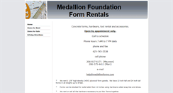 Desktop Screenshot of medallionforms.com